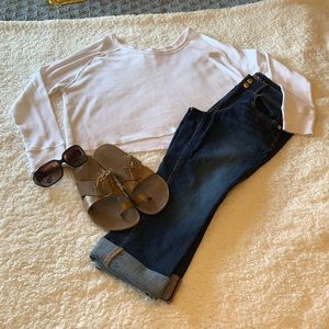 TNA thermal cropped shirt  & American eagle crops